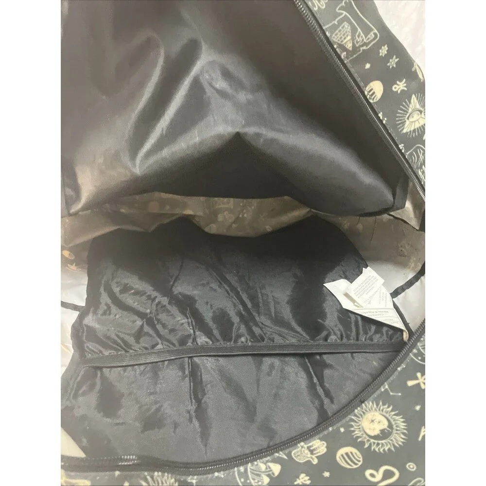 Mushrooms Moons & Crystals Backpack 12”x6”x17”